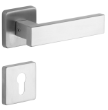 Okovje za vrata ROSTEX CASTELO/H (MAT NERJAVEČE JEKLO) - ROSTEX Podloga iz nerjavečega jekla