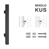 KLJUKA MP koda K31 25x25 mm SP - kos (BS - Mat črna) - MP BS (mat črna)