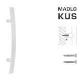 KLJUKA MP koda K41C 40x10 mm ST - kos (WS - Bela mat) - MP WS (bela mat)