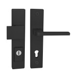Varnostno okovje MP TI - FORTE PLUS 3214/SUPRA 3097 - SH (debelina vrat 104-110 mm) BS - Črna mat - MP BS (mat črna)