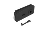 Steklena vrata LOCK MP UNIQUE R8 - BB (BS - mat črna) - MP BS (mat črna)