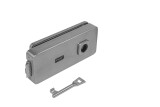 Steklena vrata LOCK MP UNIQUE R8 - BB (BN - Brušeno nerjaveče jeklo) - MP BN (brušeno nerjaveče jeklo)