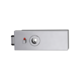 Steklena vrata LOCK MP GK - PURISTO S - WC S2L (BN - Brušeno nerjaveče jeklo) - MP BN (brušeno nerjaveče jeklo)