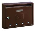 POŠTNI NABALNIK MP IMOLA - T06489 (Rjav komaxit) - MP Brown