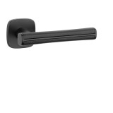 Vratna strojna oprema MP AS - DAVIDIA - QR 7S (BS - Črna mat / črno usnje) - MP OLV (polirana in lakirana medenina)