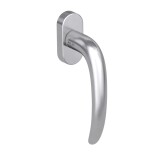 Kljuka za evro okna MP GK - DK - ULMER - R (BN - brušeno nerjaveče jeklo) - MP BN (brušeno nerjaveče jeklo)