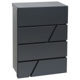 Poštni nabiralnik RICHTER BK.524.AM (mat antracit) - RICHTER antracit mat