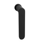 Euro okenska kljuka MP VM - DK - PURE - R mini (BS - črna mat) - MP BS (mat črna)