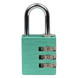 Aluminijasta kodna ključavnica z eloksirano površino RICHTER RV.12002.30.PZEL - Richter zelená