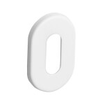 Rozeta za vrata MP VM - 4UOR (WS - bela mat) - MP WS (bela mat)