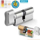 Cilindrični varnostni cilinder z gumbom ACT WILKA RC3