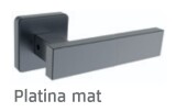 Vratna strojna oprema ROSTEX CASTELO/H (PLATINASTO NERJAVEČE JEKLO) - Rostex Platina mat
