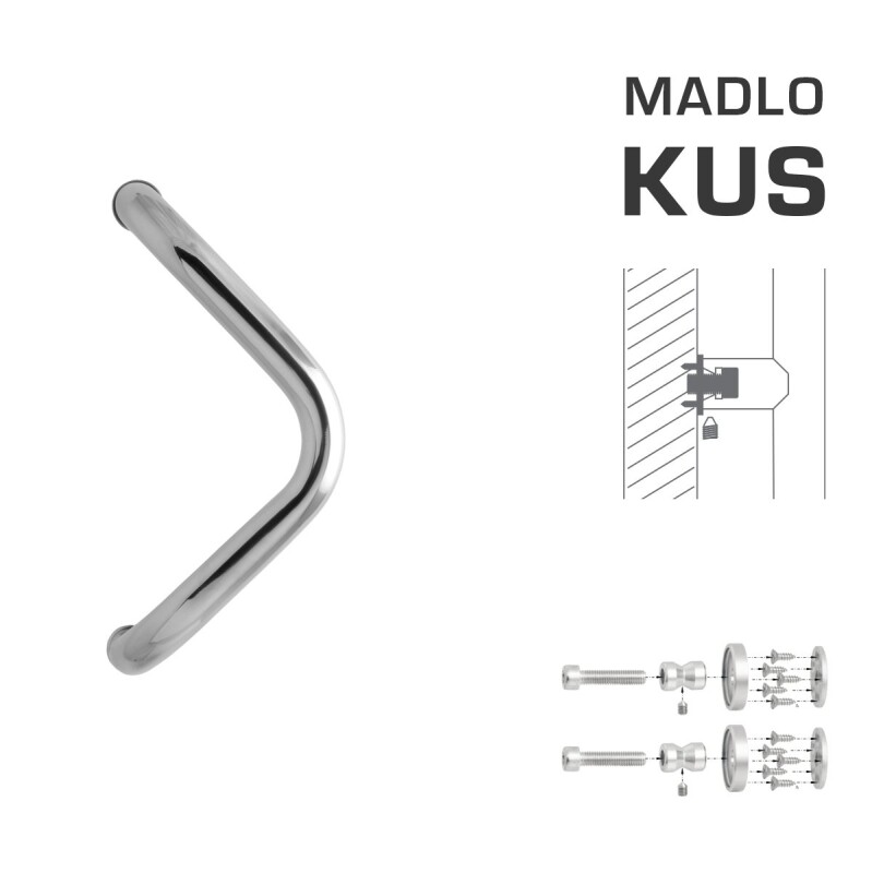 KLJUKA MP M6 WA/BD-WOOD - kos (LN - Polirano nerjaveče jeklo)