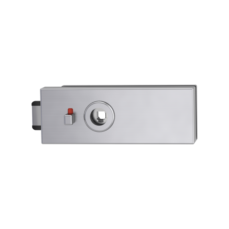 Steklena vrata LOCK MP GK - PURISTO S - WC S2L (BN - Brušeno nerjaveče jeklo)