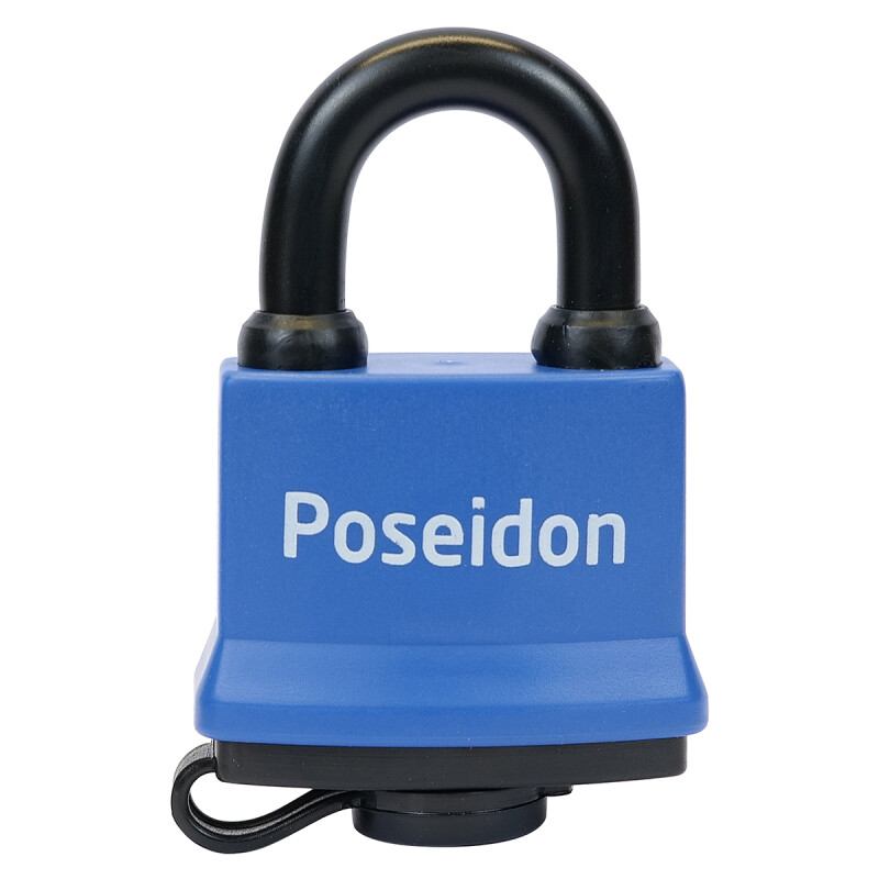 Jeklena nepremočljiva ključavnica obešanka s plastičnim pokrovom RCIHTER RV.POSEIDON.45