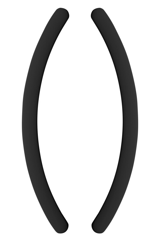 ROČKA ZA DRSNA VRATA MP ONE - par (mat črna) - 375 mm