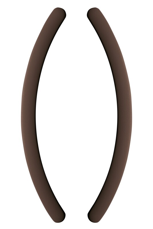 ROČKA ZA DRSNA VRATA MP ONE - par (mat rjava) - 375 mm