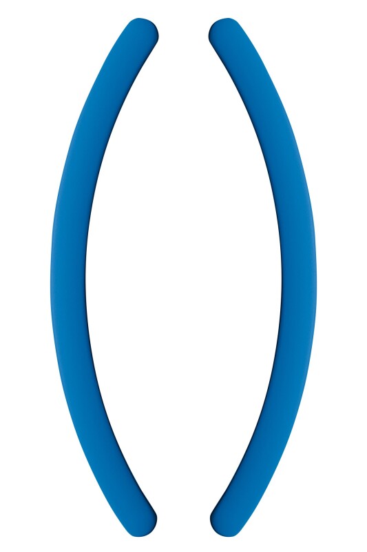KLJUČ ZA DRSNA VRATA MP ONE - par (modra mat temna) - 375 mm