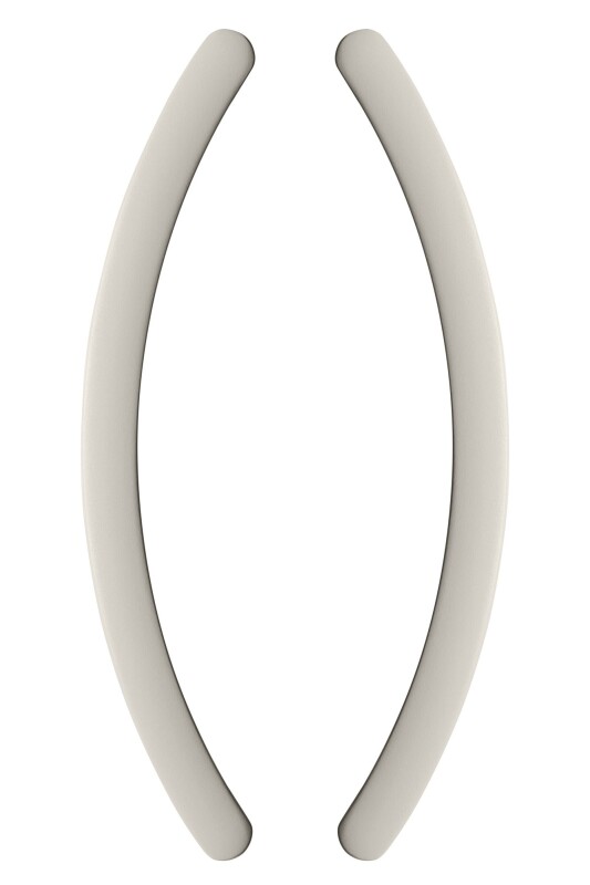 ROČKA ZA DRSNA VRATA MP ONE - par (mat siva) - 375 mm