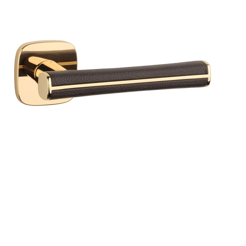 Vratna strojna oprema MP AS - DAVIDIA - QR 7S (OLV - Polirana lakirana medenina / rjavo usnje)