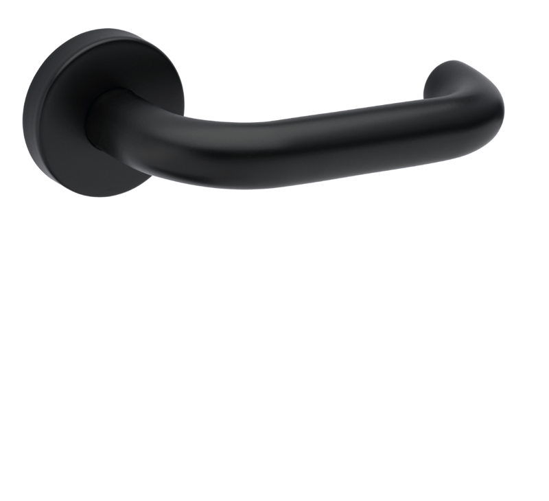 Okovje za vrata MP TI - COSLAN - R 2000 (BS - Črna mat)