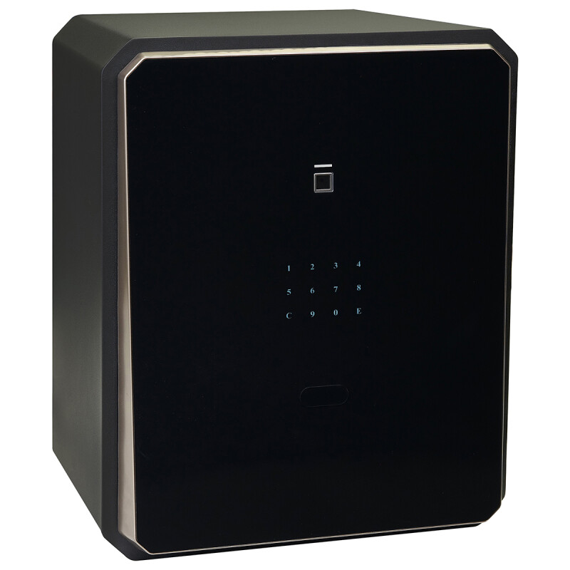 Jeklena varna sefna enota z elektronsko ključavnico za numerično kodo in prstni odtis RICHTER RS.45.LUX.FIN