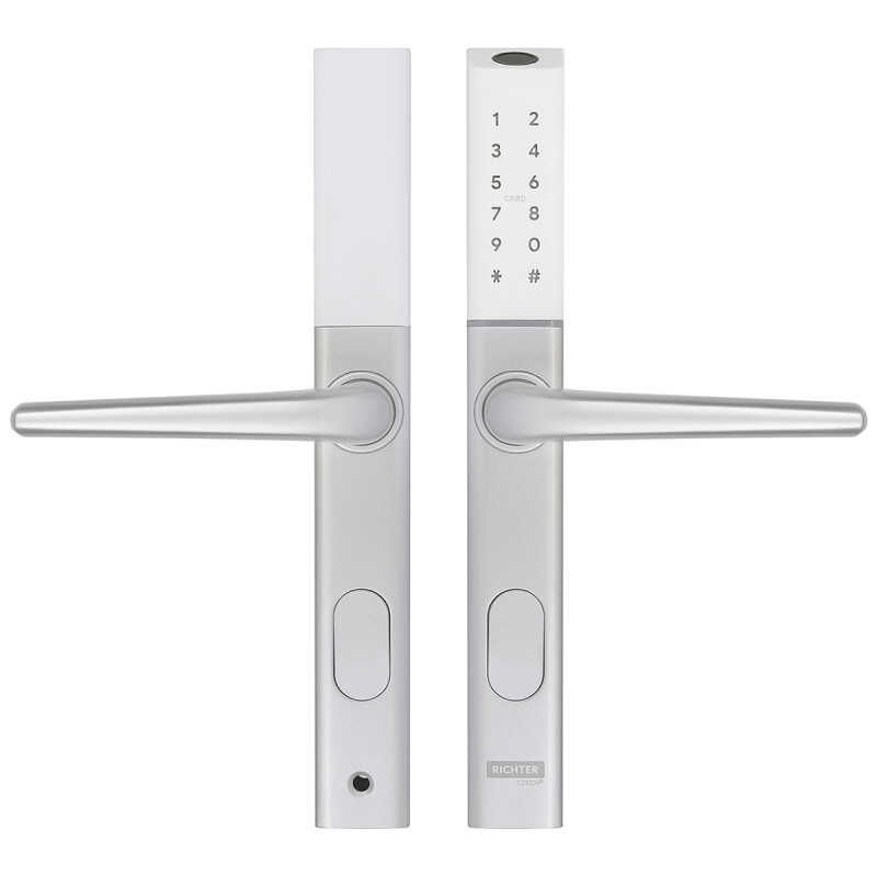 Richter digitalna kljuka za vrata DH.S3B-C.STR (srebrna)