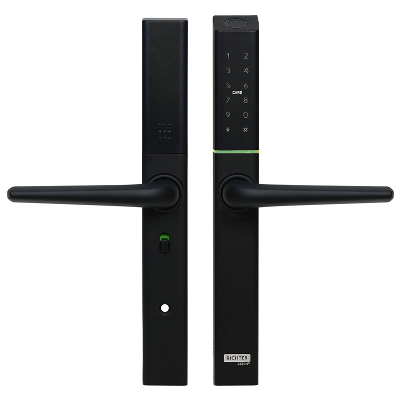 Richter digitalna kljuka za vrata DH.S3B.CE (črna)