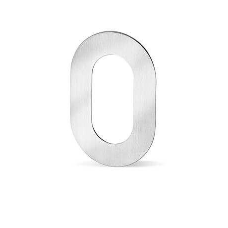 Fasadne številke ACT - 12 cm (NERVEČE JEKLO)