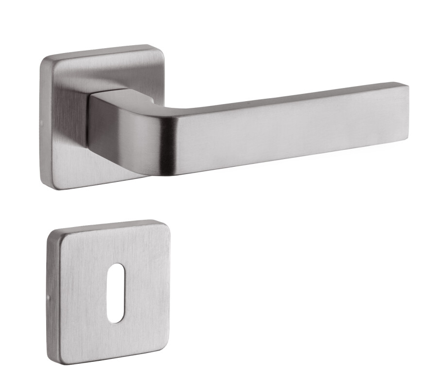 Vratno okovje ROSTEX DANTE/H z zatiči (MAT NERJAVEČE JEKLO)