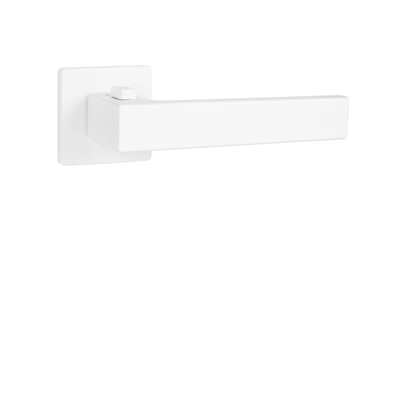 Vratno okovje MP - TI - SQUARE - HR 4275Q 7S z zaklepom, 38-45 mm (WS - Bela mat)