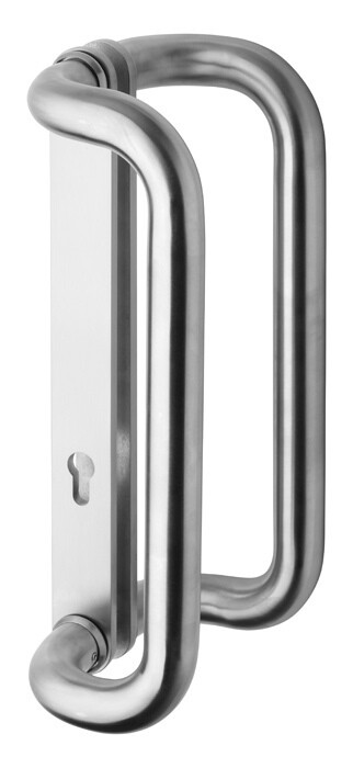 Cevni ročaj za vrata ROSTEX G dvostranski (mat nerjaveče jeklo)