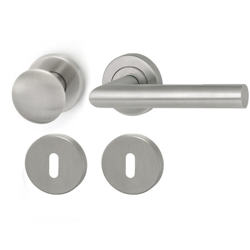 Vratna strojna oprema HOLAR MT 00 s kroglo in rozeto (nerjaveče jeklo)