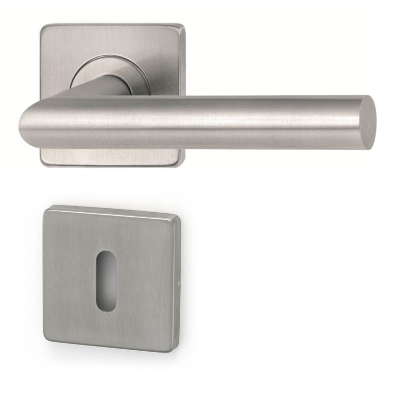 Okovje za vrata HOLAR MT 00 s kvadratno rozeto (nerjaveče jeklo)