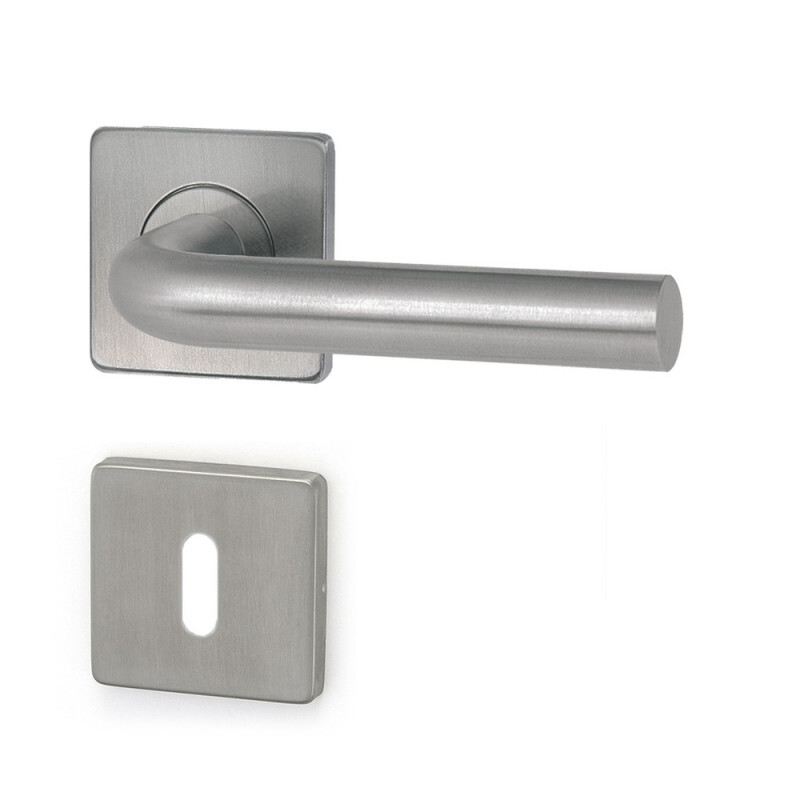 Okovje za vrata HOLAR MT 01 s kvadratno rozeto (nerjaveče jeklo)