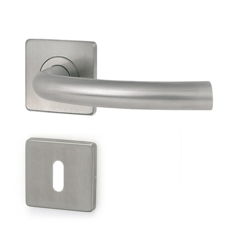 Okovje za vrata HOLAR MT 03 s kvadratno rozeto (nerjaveče jeklo)