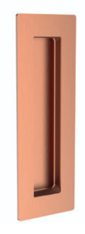 Lupine za drsna vrata ROSTEX kvadratne 50x150mm (MAT ČRNE)