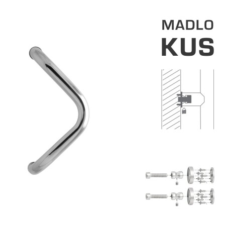 KLJUKA MP M6 WA/BD-WOOD - kos (LN - Polirano nerjaveče jeklo)
