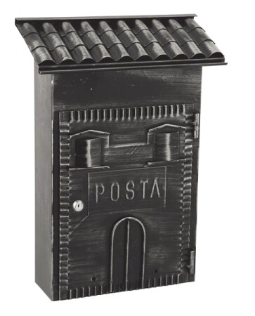 POŠTNI NABALNIK MP - FB613 / AT (črna / platinasto srebrna)