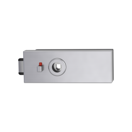 Steklena vrata LOCK MP GK - PURISTO S - WC S2L (BN - Brušeno nerjaveče jeklo)