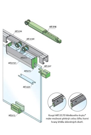 DRSNI SISTEM MP SERIJA 100 SILENT GLASS S 100 KG SP