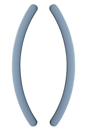 ROČKA ZA DRSNA VRATA MP ONE - par (modra mat) - 375 mm