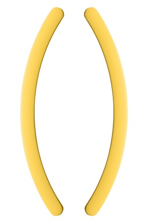 ROČKA ZA DRSNA VRATA MP ONE - par (limonino rumena mat) - 375 mm