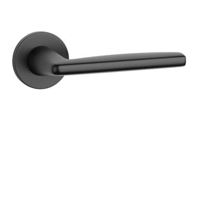 Okovje za vrata MP AT - LUNA - R 7S (BS - Črna mat)
