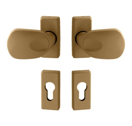 Kljuka za vrata MP WA - FELIX - UR (Zlata (RAL 1036))