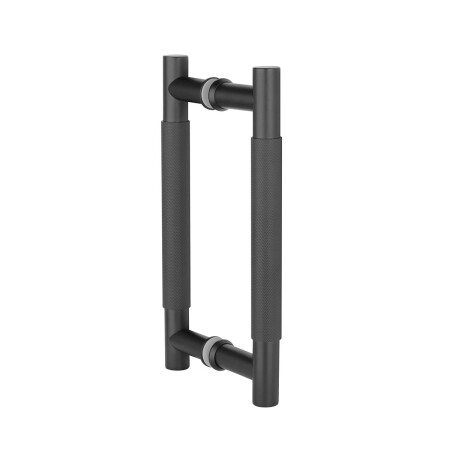 Kljuka za vrata MP SH 1770 - par (BS - črna mat) - dolžina: 250 mm200 mmØ 20 mm