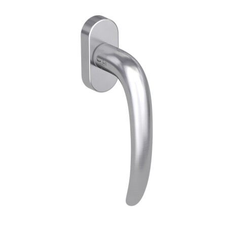 Kljuka za evro okna MP GK - DK - ULMER - R (BN - brušeno nerjaveče jeklo)