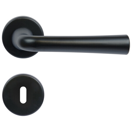 Okovje za vrata RICHTER RK.LOPAR (mat črna)