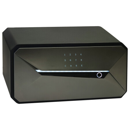 Jeklena varna sefna klop z elektronsko ključavnico za numerično kodo in prstni odtis RICHTER RS.23.DE.FIN