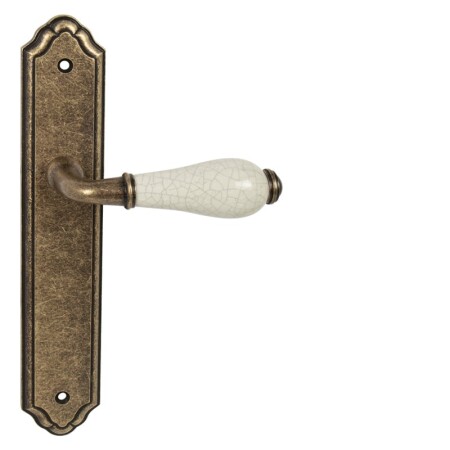 AKCIJA Vratno okovje MP - LEONTINA - SO (OBA - Antique bronze) - krogla/kljuka desno, PZ, razmak 90 mm